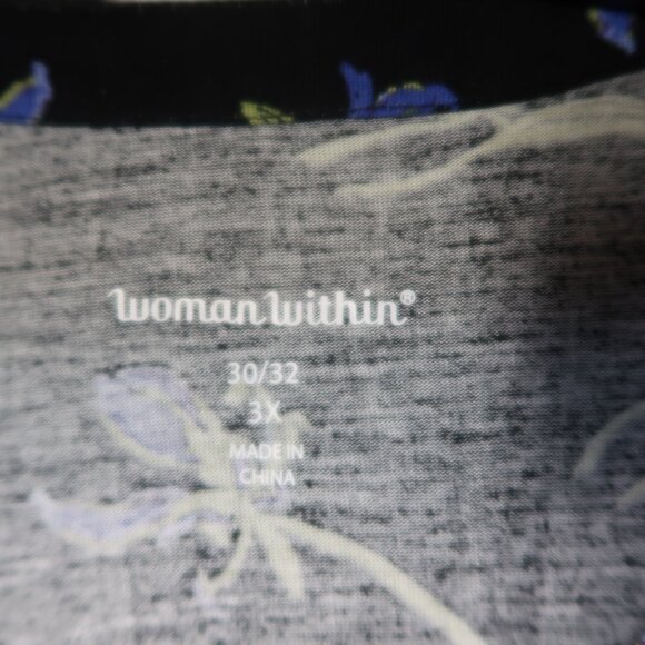 Woman Within Long Sleeve Button Up Duster in Size 3X (30-32) - Picture 4 of 9